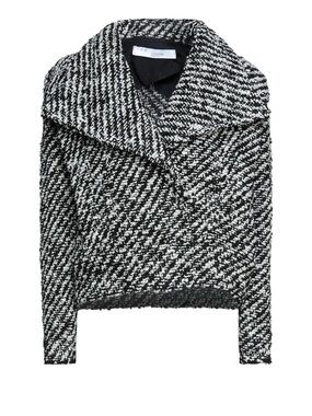 IRO Black and White Bouclé Cropped Blazer Jacket  NWT